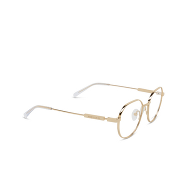 Alexander McQueen AM0479O Eyeglasses 002 gold - three-quarters view