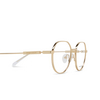 Lunettes de vue Alexander McQueen AM0479O 002 gold - Vignette du produit 3/4