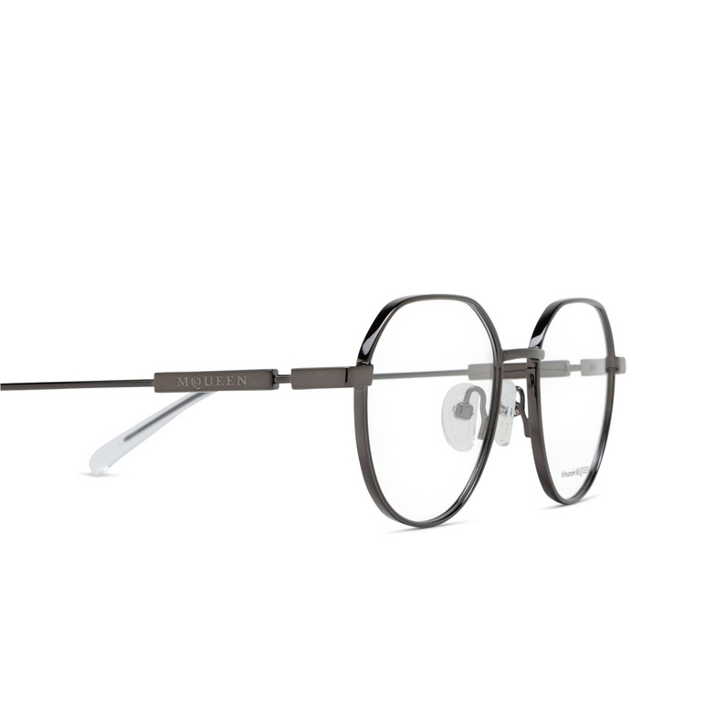 Alexander McQueen AM0479O Eyeglasses 003 ruthenium - 3/4