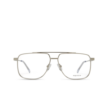 Lunettes de vue Alexander McQueen AM0480O 001 silver - Vue de face