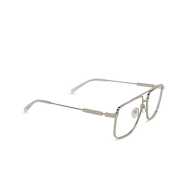 Alexander McQueen AM0480O Eyeglasses 001 silver - three-quarters view