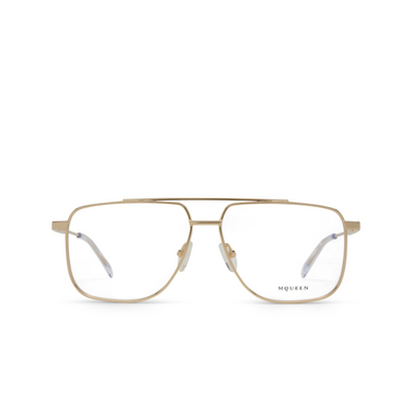 Lunettes de vue Alexander McQueen AM0480O 002 gold - Vue de face