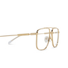 Gafas graduadas Alexander McQueen AM0480O 002 gold - Miniatura del producto 3/4