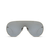 Lunettes de soleil Alexander McQueen AM0481S 004 silver - Vignette du produit 1/4