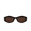 Alexander McQueen AM0482S Sunglasses 002 havana - product thumbnail 1/4