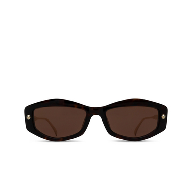 Alexander McQueen AM0482S Sonnenbrillen 002 havana - Vorderansicht