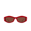 Gafas de sol Alexander McQueen AM0482S 005 red - Miniatura del producto 1/4