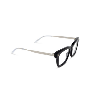 Lunettes de vue Alexander McQueen AM0484O 005 black - Vue trois quarts