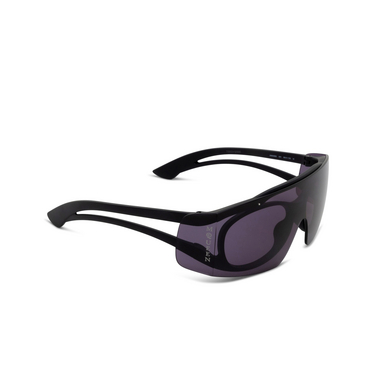 Alexander McQueen AM0489S Sunglasses 001 black - three-quarters view