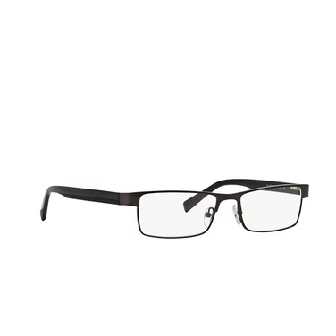 Armani Exchange AX1009 Eyeglasses 6037 matte brown - three-quarters view