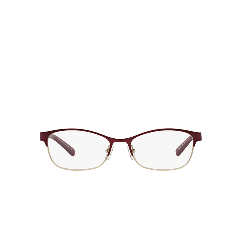 Lunettes de vue Armani Exchange AX1010 6050 red & shiny pale gold - 1/3