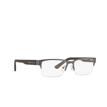 Armani Exchange AX1014 Eyeglasses 6060 matte gunmetal - three-quarters view