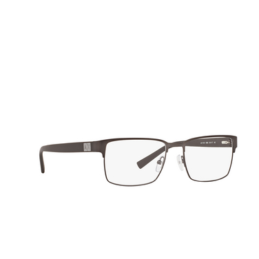 Armani Exchange AX1019 Eyeglasses 6089 matte gunmetal - three-quarters view
