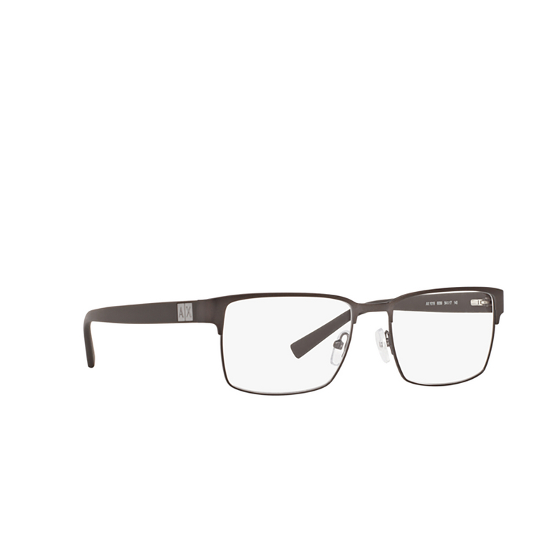 Armani Exchange AX1019 Eyeglasses 6089 matte gunmetal - 2/3