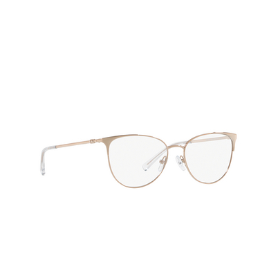Armani Exchange AX1034 Eyeglasses 6103 rose gold - three-quarters view