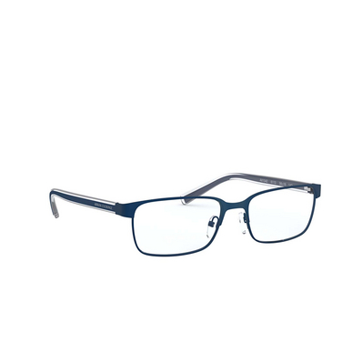 Armani Exchange AX1042 Eyeglasses 6113 matte blue - three-quarters view
