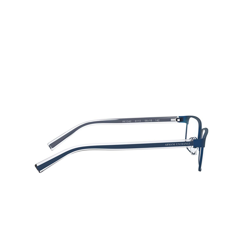 Lunettes de vue Armani Exchange AX1042 6113 matte blue - 3/3