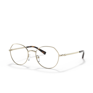 Armani Exchange AX1048 Eyeglasses 6110 pale gold - three-quarters view