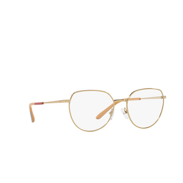 Armani Exchange AX1056 Eyeglasses 6110 shiny pale gold - three-quarters view