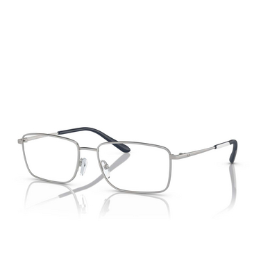 Armani Exchange AX1057 Eyeglasses 6020 matte silver - three-quarters view