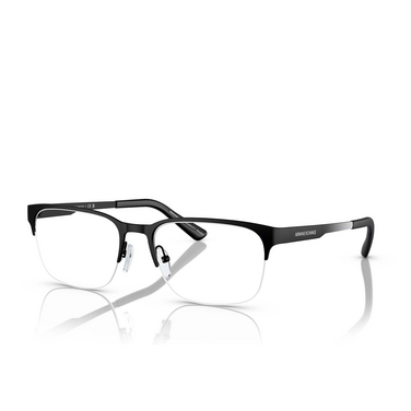 Gafas graduadas Armani Exchange AX1060 6000 matte black - Vista tres cuartos