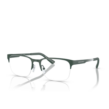 Armani Exchange AX1060 Eyeglasses 6035 matte green - three-quarters view