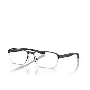 Armani Exchange AX1061 Eyeglasses 6000 matte black - three-quarters view
