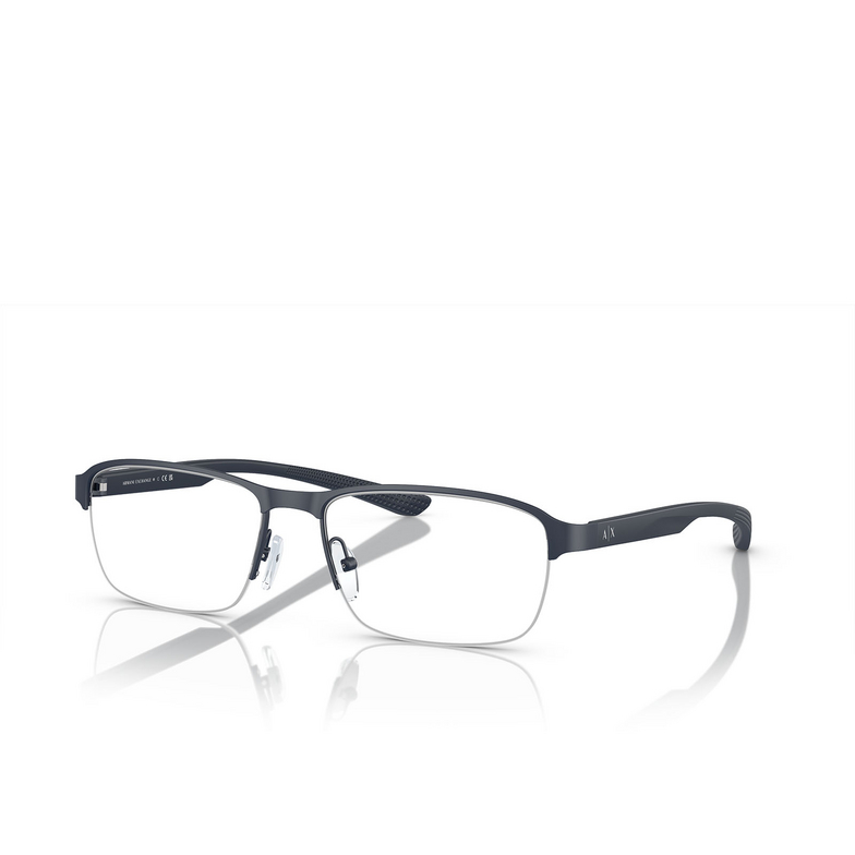 Lunettes de vue Armani Exchange AX1061 6099 matte blue - 2/3