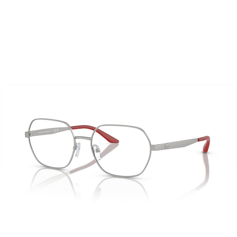 Lunettes de vue Armani Exchange AX1062 6045 matte silver - 2/3