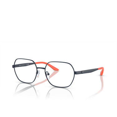 Armani Exchange AX1062 Eyeglasses 6099 matte blue - three-quarters view