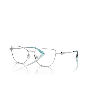 Armani Exchange AX1063 Eyeglasses 6045 shiny silver - three-quarters view
