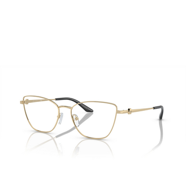 Armani Exchange AX1063 Eyeglasses 6110 shiny pale gold - three-quarters view