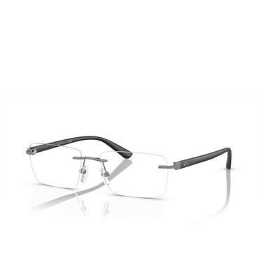 Armani Exchange AX1064 Eyeglasses 6003 matte gunmetal - three-quarters view