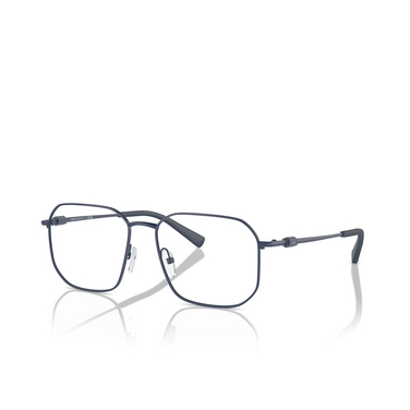 Armani Exchange AX1066 Eyeglasses 6099 matte blue - three-quarters view