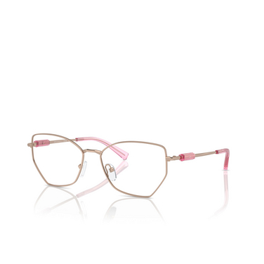 Armani Exchange AX1067 Eyeglasses 6103 shiny rose gold - three-quarters view