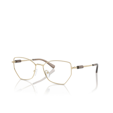 Armani Exchange AX1067 Eyeglasses 6110 shiny pale gold - three-quarters view