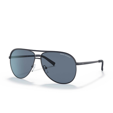 Armani Exchange AX2002 Sunglasses 60992V matte blue - three-quarters view