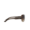 Lunettes de soleil Armani Exchange AX2012S 605813 matte brown - Vignette du produit 3/3