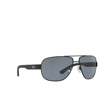 Armani Exchange AX2012S Sunglasses 606381 matte black - three-quarters view