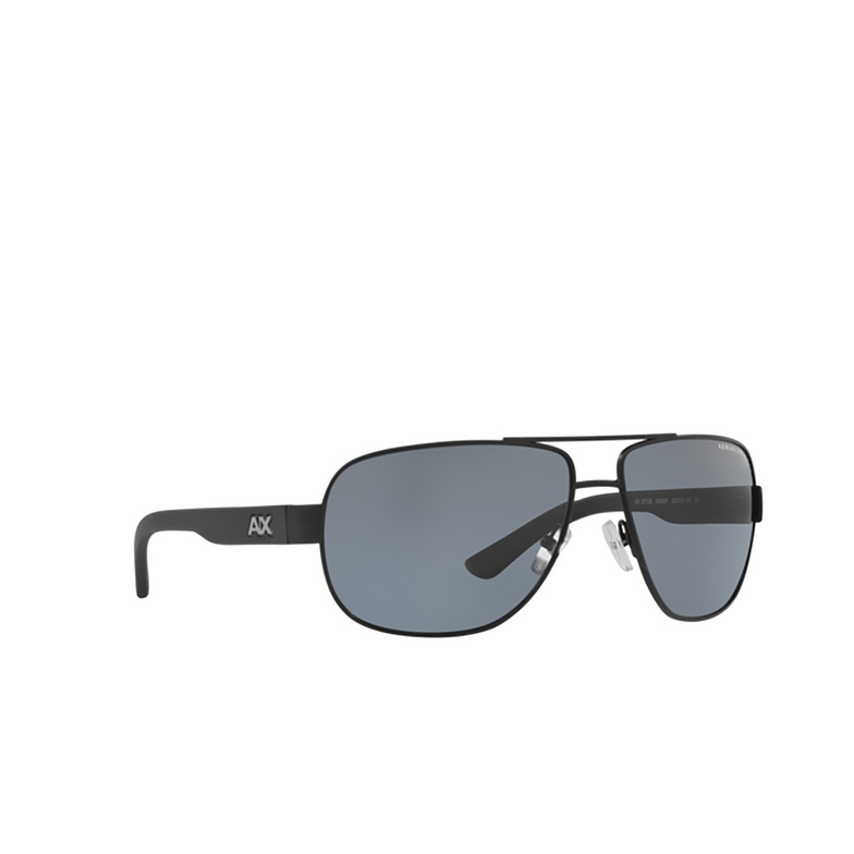 Occhiali da sole Armani Exchange AX2012S 606381 matte black - 2/3