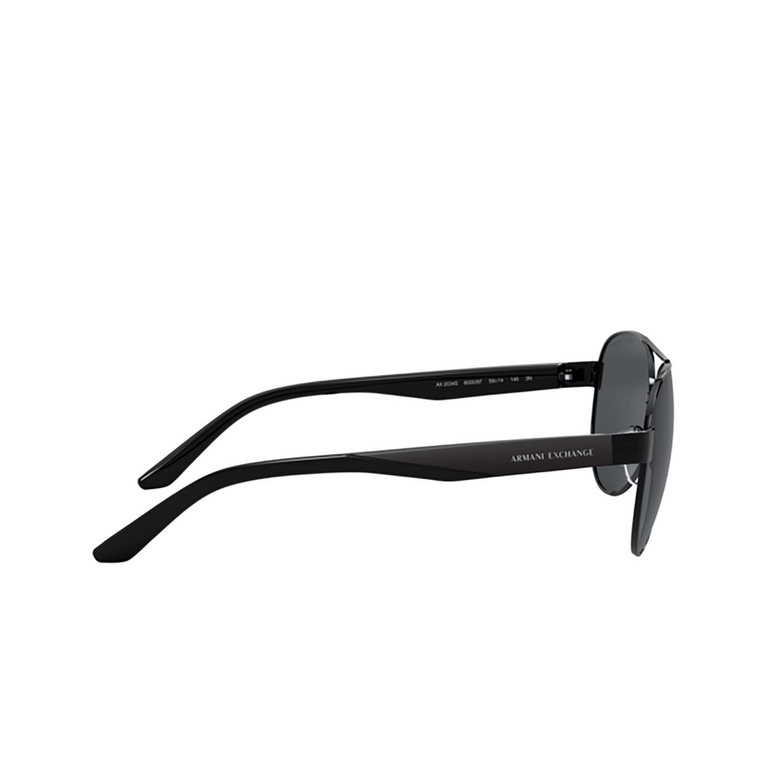 Lunettes de soleil Armani Exchange AX2034S 600087 shiny black - 3/3