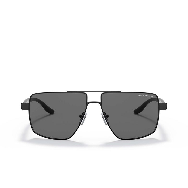 Lunettes de soleil Armani Exchange AX2037S 600081 matte black - 1/3