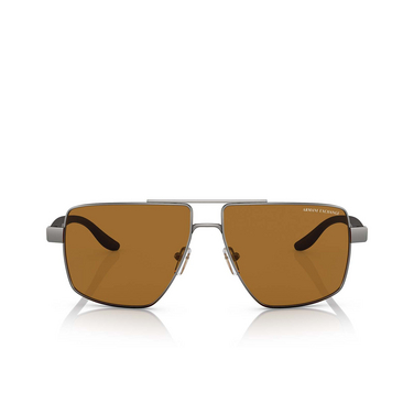 Armani Exchange AX2037S Sunglasses 600383 matte gunmetal - front view