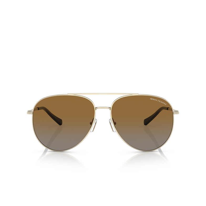 Armani Exchange AX2043S Sonnenbrillen 6110T5 shiny pale gold - 1/3