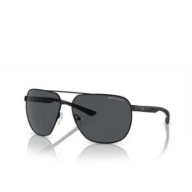 Gafas de sol Armani Exchange AX2047S 600087 matte black - Vista tres cuartos