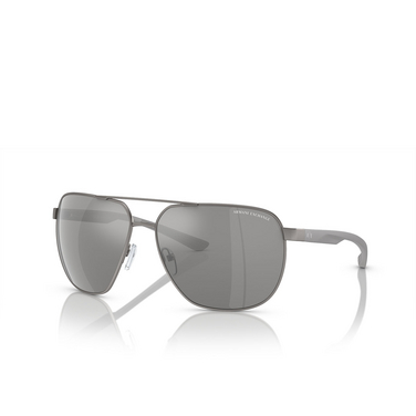 Armani Exchange AX2047S Sunglasses 6003Z3 matte gunmetal - three-quarters view