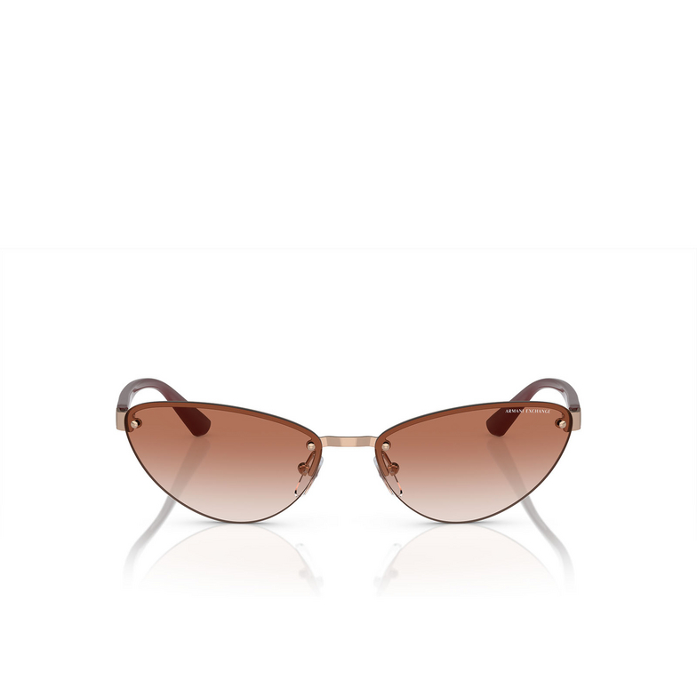 Lunettes de soleil Armani Exchange AX2049S 610313 shiny rose gold - 1/3