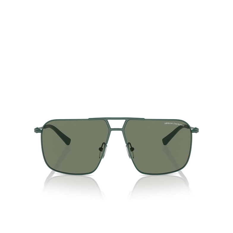 Armani Exchange AX2050S Sunglasses 603571 matte green - 1/3