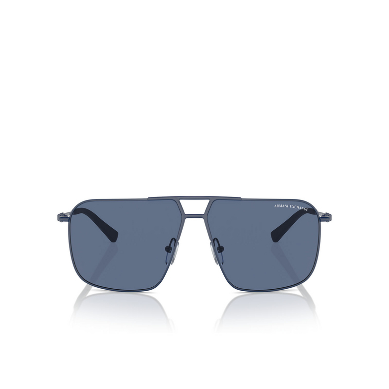 Armani Exchange AX2050S Sunglasses 609980 matte blue - 1/3