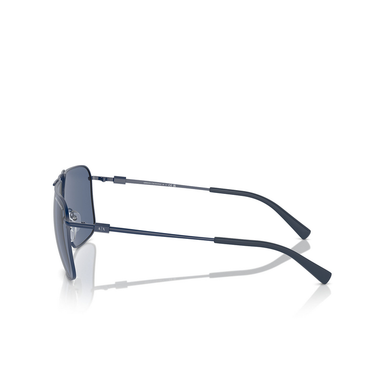 Armani Exchange AX2050S Sunglasses 609980 matte blue - 3/3